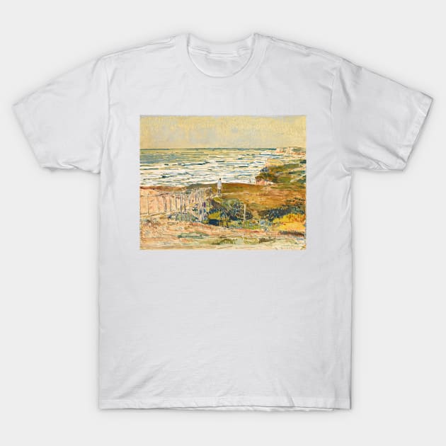 Montauk Fisherman by Childe Hassam T-Shirt by Classic Art Stall